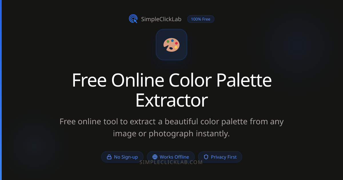 Free Online Color Palette Extractor — No Signup, 100% Private ...